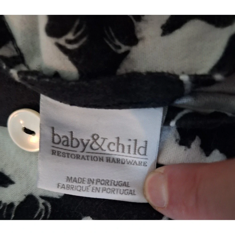 Restoration Hardware Baby & Child Moose Duvet Cover Set Queen 2 Pillow Shams